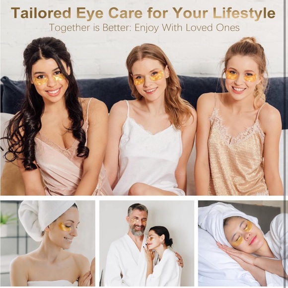 Under Eye Patches (60 Pcs) - 24K Gold Eye Masks for Dark Circles and Puf… - Picture 6 of 9